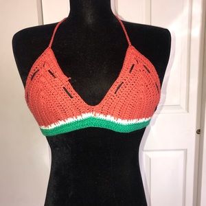 Watermelon crochet top